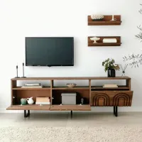 Комплекты ТВ-зона Trendy Helen 40 см x 30 cм x 170 см / Коричневый photo 8