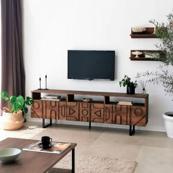 Комплекты ТВ-зона Trendy Aristo 40 см x 30 cм x 170 см / Коричневый photo 2