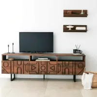 Комплекты ТВ-зона Trendy Aristo 40 см x 30 cм x 170 см / Коричневый photo 3