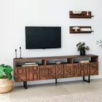 Комплекты ТВ-зона Trendy Aristo 40 см x 30 cм x 170 см / Коричневый photo 9