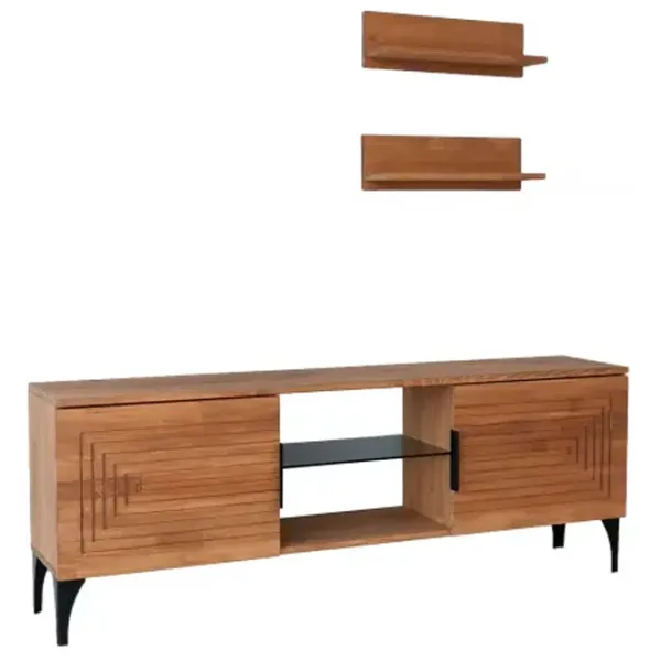 Комплекты ТВ-зона Trendy Joanne 40 см x 30 cм x 150 см / Коричневый photo 1