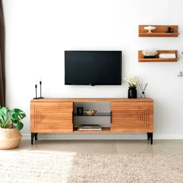 Комплекты ТВ-зона Trendy Joanne 40 см x 30 cм x 150 см / Коричневый photo 3