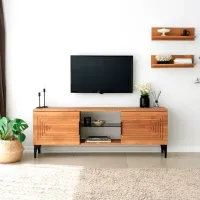 Комплекты ТВ-зона Trendy Joanne 40 см x 30 cм x 150 см / Коричневый photo 3