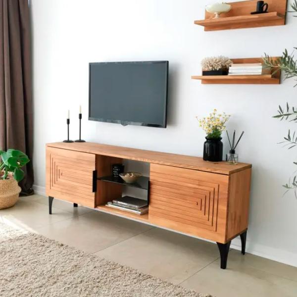 Комплекты ТВ-зона Trendy Joanne 40 см x 30 cм x 150 см / Коричневый photo 7
