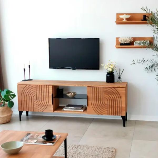 Комплекты ТВ-зона Trendy Lidya 40 см x 30 cм x 150 см / Коричневый photo 3