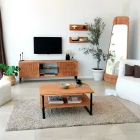 Seturi zona TV Trendy Lidya 40 cm x 30 cm x 150 cm / Brown photo 5
