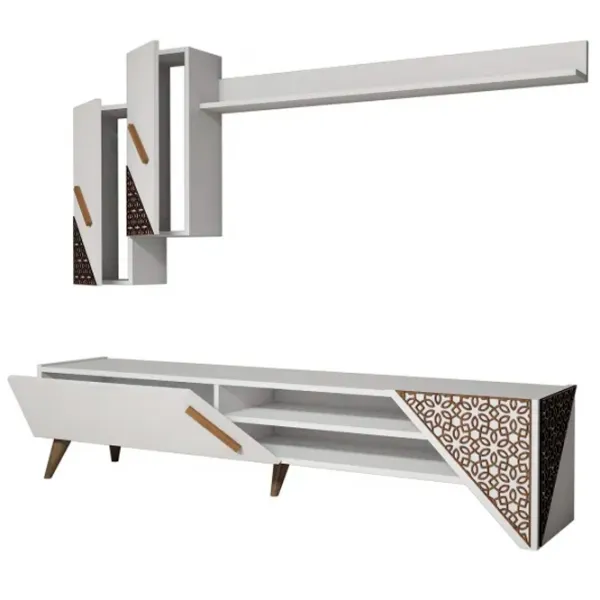 Комплекты ТВ-зона Trendy Beril 40 см x 37 см x 180 см / Белый photo 1
