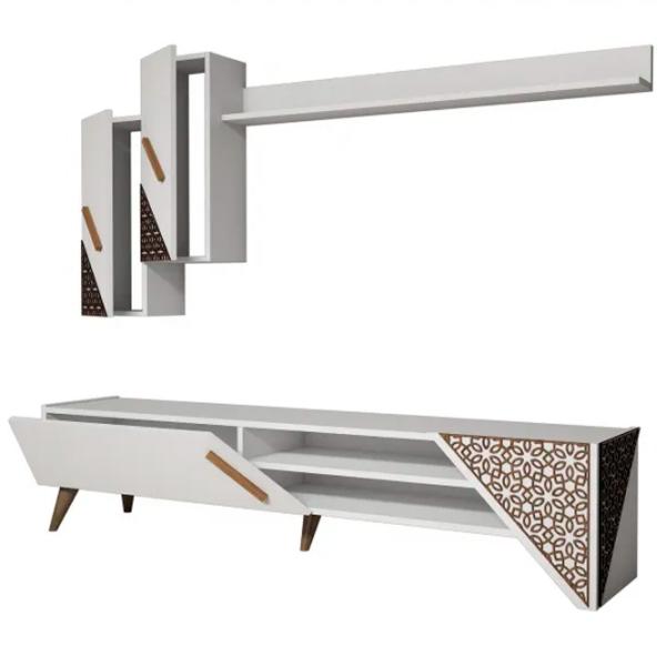 Комплекты ТВ-зона Trendy Beril 40 см x 37 см x 180 см / Белый photo 1