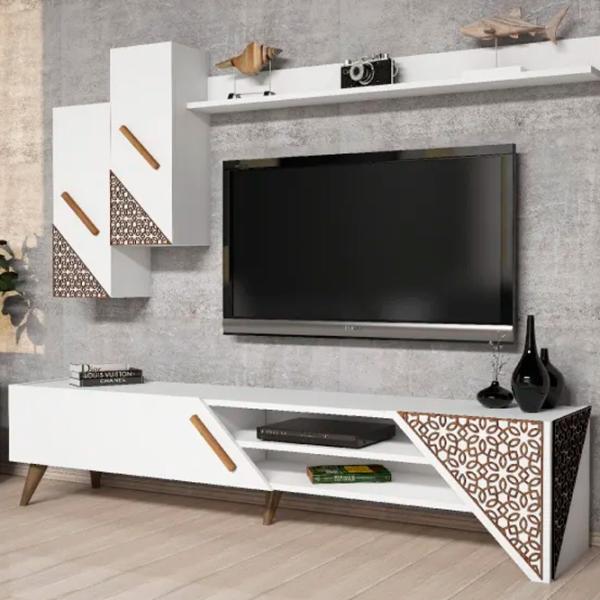 Комплекты ТВ-зона Trendy Beril 40 см x 37 см x 180 см / Белый photo 2