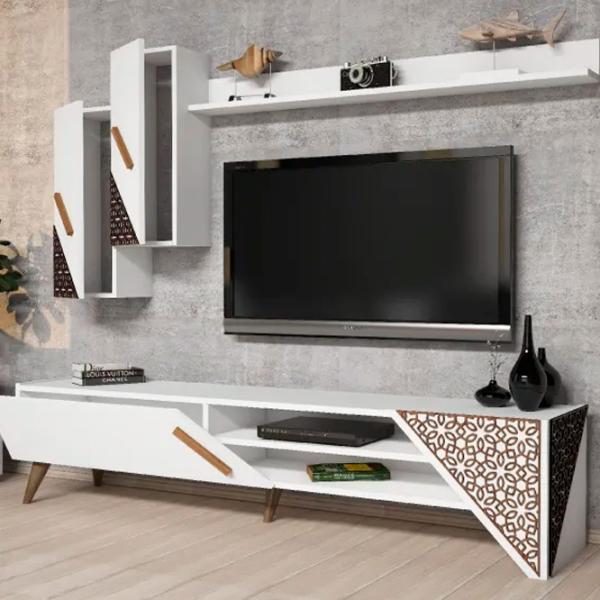 Комплекты ТВ-зона Trendy Beril 40 см x 37 см x 180 см / Белый photo 3