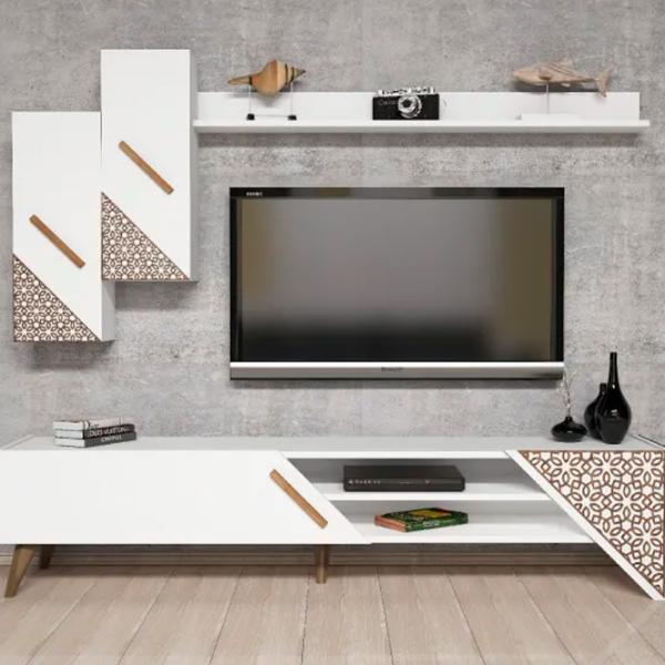 Комплекты ТВ-зона Trendy Beril 40 см x 37 см x 180 см / Белый photo 5