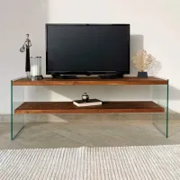 Seturi zona TV Trendy TV104 45 cm x 35 cm x 120 cm / Brown photo 3