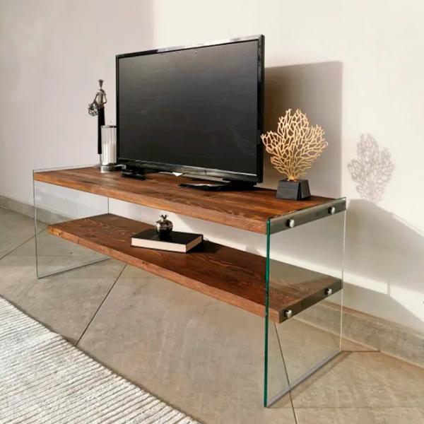 Комплекты ТВ-зона Trendy TV104 45 см x 35 см x 120 см / Коричневый photo 4