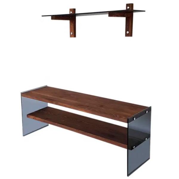 Комплекты ТВ-зона Trendy TV101 45 см x 35 см x 120 см / Коричневый photo 1
