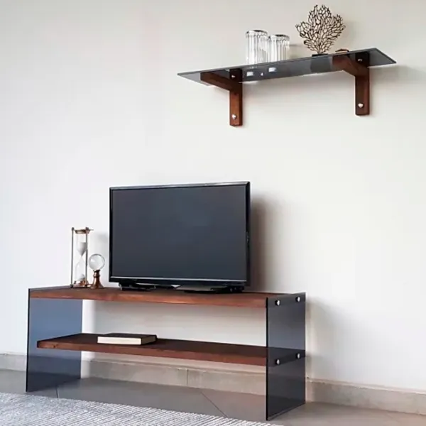 Комплекты ТВ-зона Trendy TV101 45 см x 35 см x 120 см / Коричневый photo 4