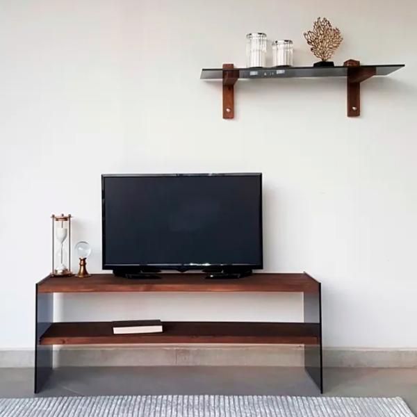 Комплекты ТВ-зона Trendy TV101 45 см x 35 см x 120 см / Коричневый photo 6