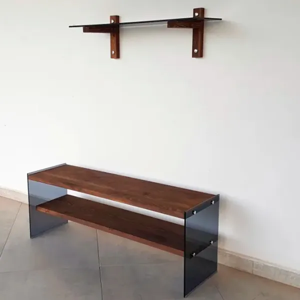 Комплекты ТВ-зона Trendy TV101 45 см x 35 см x 120 см / Коричневый photo 7