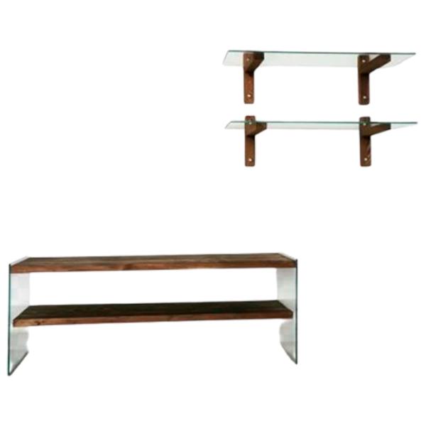 Комплекты ТВ-зона Trendy TV105 45 см x 35 см x 120 см / Коричневый photo 1