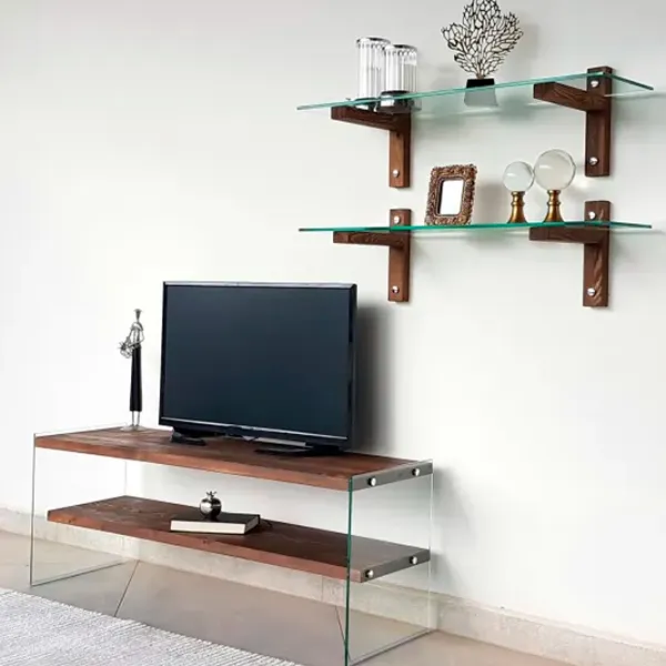 Комплекты ТВ-зона Trendy TV105 45 см x 35 см x 120 см / Коричневый photo 2