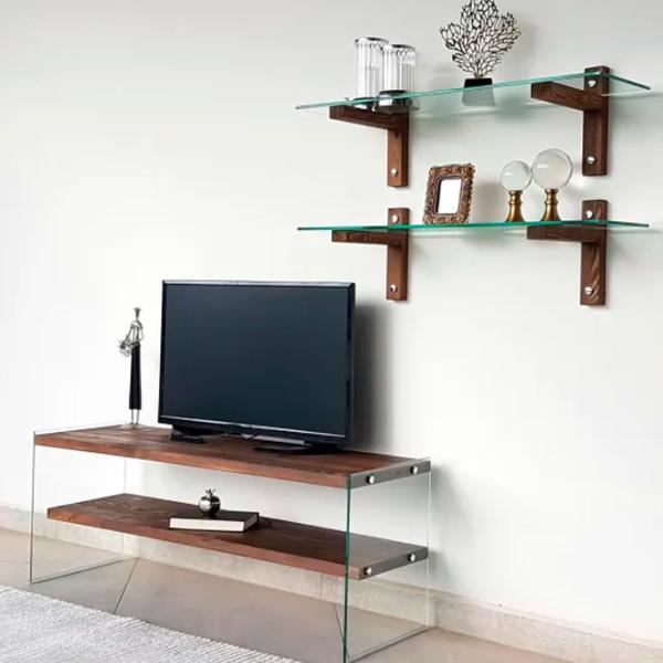 Комплекты ТВ-зона Trendy TV105 45 см x 35 см x 120 см / Коричневый photo 2