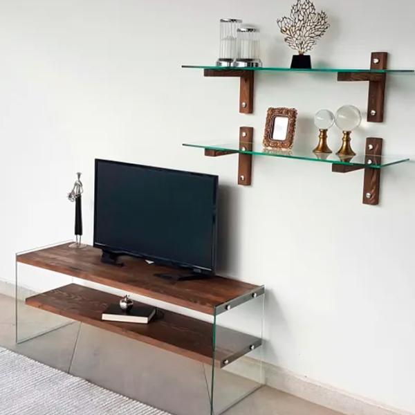 Комплекты ТВ-зона Trendy TV105 45 см x 35 см x 120 см / Коричневый photo 6