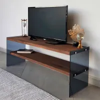Seturi zona TV Trendy TV102 45 cm x 35 cm x 120 cm / Brown photo 4