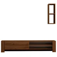 Seturi zona TV Trendy Naz 33 cm x 26.8 cm x 160 cm / Brown