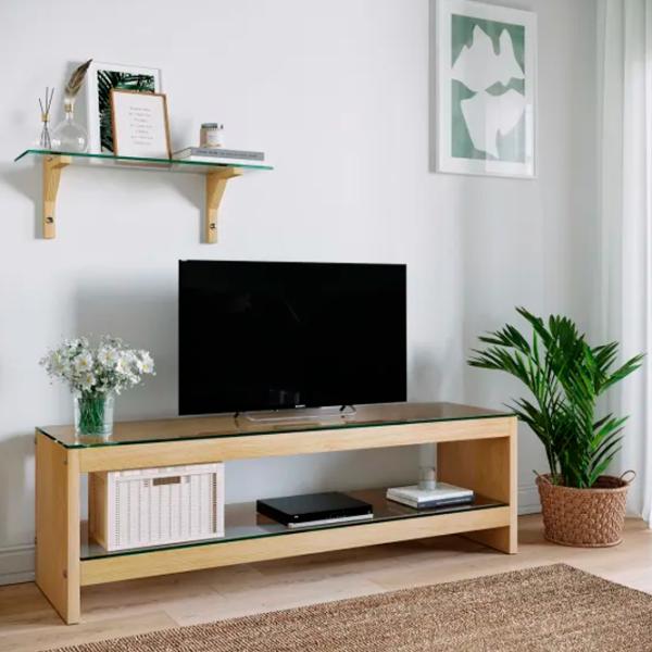 Комплекты ТВ-зона Trendy TV302 45 см x 40 см x 140 см / Дуб Сонома photo 2