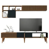 Комплекты ТВ-зона Trendy Milan 40 см x 35 см x 180 см / Antracit