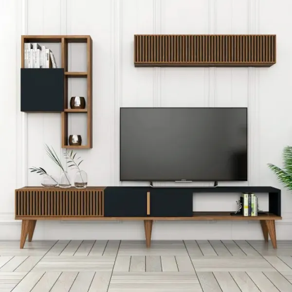 Комплекты ТВ-зона Trendy Milan 40 см x 35 см x 180 см / Antracit photo 4