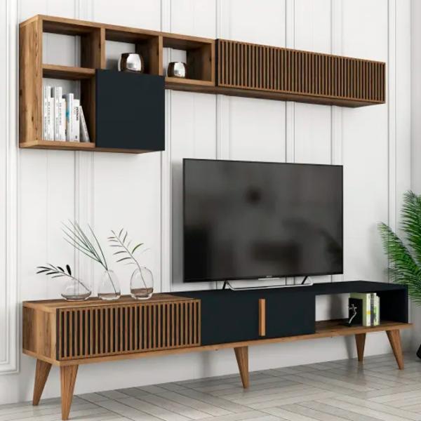 Комплекты ТВ-зона Trendy Milan 40 см x 35 см x 180 см / Antracit photo 5