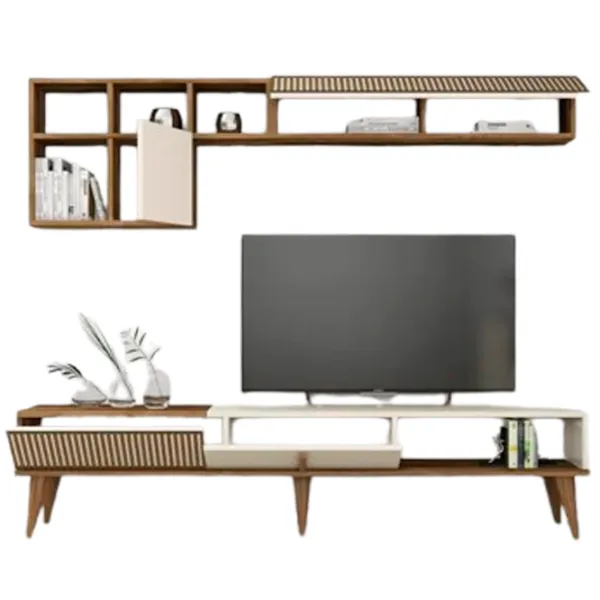Seturi zona TV Trendy Milan 40 cm x 35 cm x 180 cm / Cream photo 1