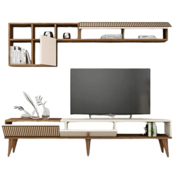 Seturi zona TV Trendy Milan 40 cm x 35 cm x 180 cm / Cream photo 1