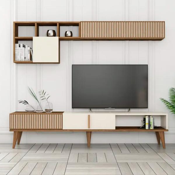 Seturi zona TV Trendy Milan 40 cm x 35 cm x 180 cm / Cream photo 2