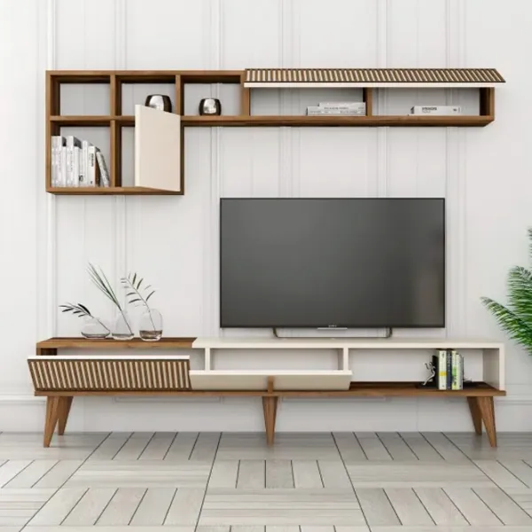 Seturi zona TV Trendy Milan 40 cm x 35 cm x 180 cm / Cream photo 3