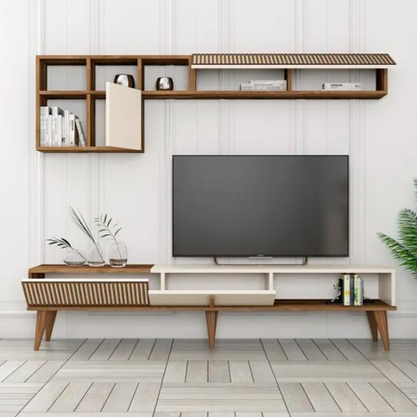Seturi zona TV Trendy Milan 40 cm x 35 cm x 180 cm / Cream photo 3