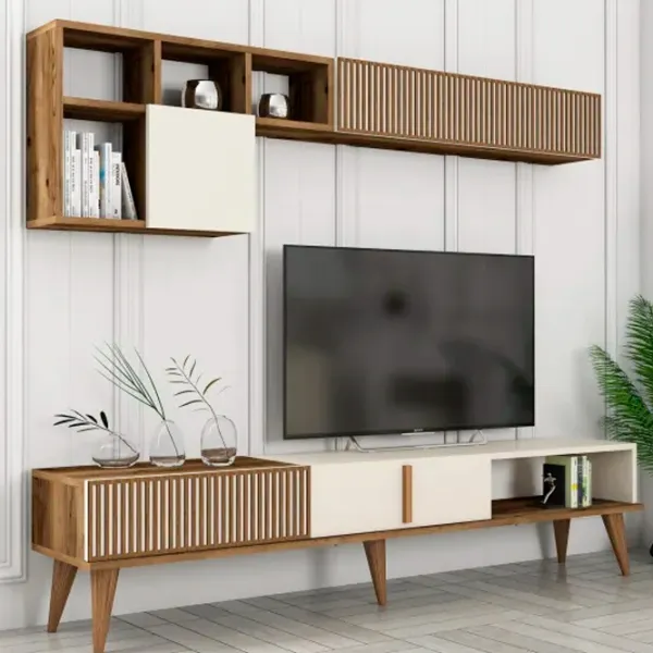 Seturi zona TV Trendy Milan 40 cm x 35 cm x 180 cm / Cream photo 4