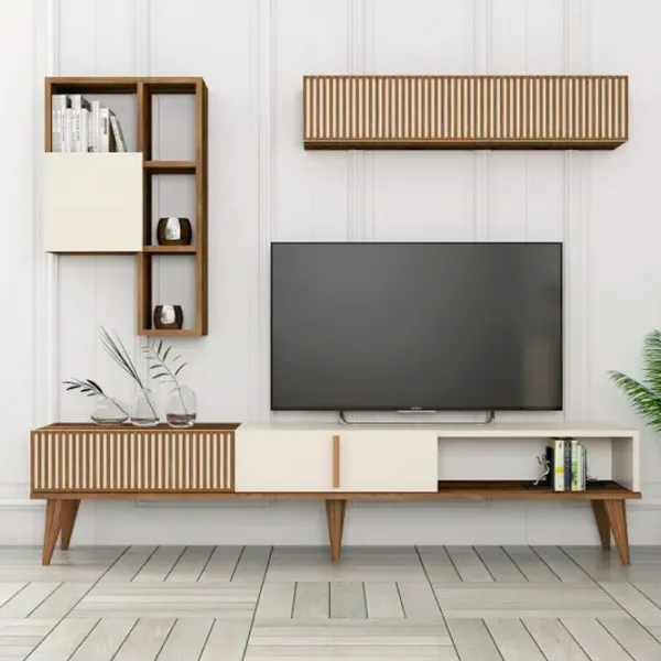 Seturi zona TV Trendy Milan 40 cm x 35 cm x 180 cm / Cream photo 5