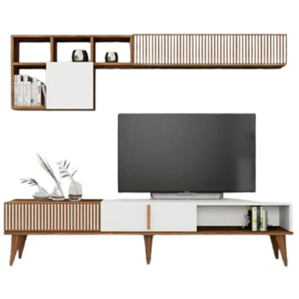 Seturi zona TV Trendy Milan 40 cm x 35 cm x 180 cm / White photo 1