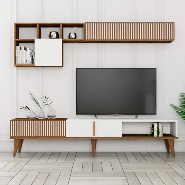 Seturi zona TV Trendy Milan 40 cm x 35 cm x 180 cm / White photo 2
