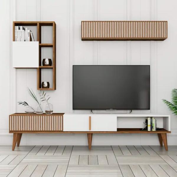 Seturi zona TV Trendy Milan 40 cm x 35 cm x 180 cm / White photo 4