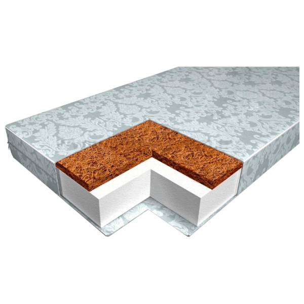Матрас детский Veres Hollowfiber (2600000036580) 120 x 60 см/ Серый photo 1