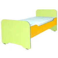 Pat pentru copii Tisam 0837  60 x 140 cm / PAL / Lime