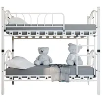 Pat pentru copii Magnus Orkide 90 x 200 cm / Metal / White