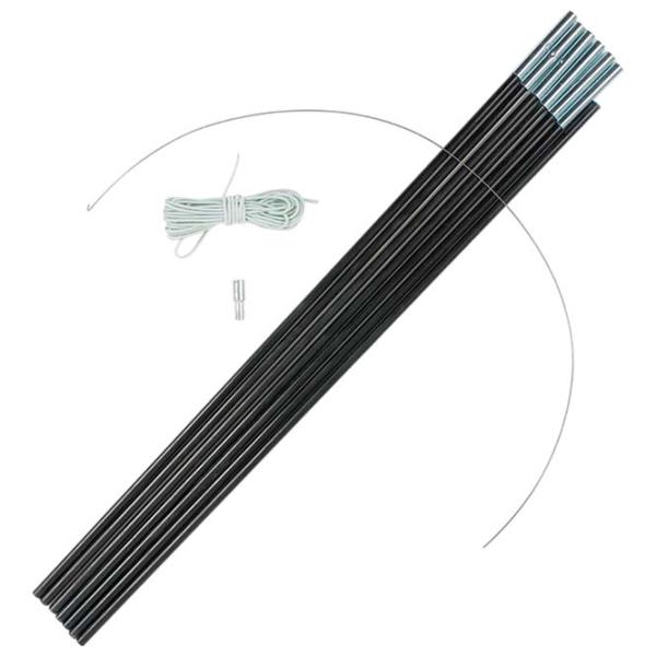 Stativ Highlander Tent Pole Kit Black / Fibră de sticlă photo 1