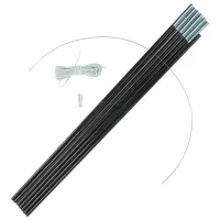 Stativ Highlander Tent Pole Kit Black / Fibră de sticlă