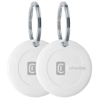 Смарт трекер Cellularline Tracy iOS 2Pack Белый