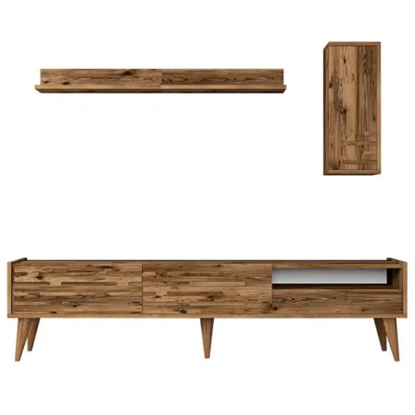 Комплекты ТВ-зона Trendy Valensiya 35 см x 45 см x 180 см / Коричневый photo 1