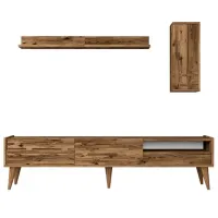 Комплекты ТВ-зона Trendy Valensiya 35 см x 45 см x 180 см / Коричневый