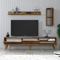 Seturi zona TV Trendy Valensiya 35 cm x 45 cm x 180 cm / Brown photo 3